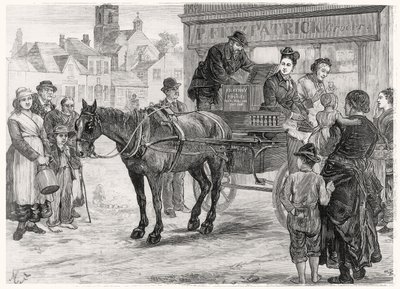 The Kilkenny Mail Cart by English School